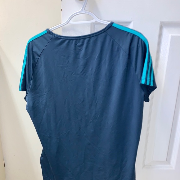 Adidas Short Sleeve Climacool Workout top/T-shirt - Picture 2 of 5